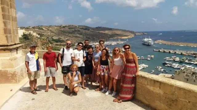 Gateway School of English GSE Gozo and Comino trip – view of the harbour in Gozo (1)