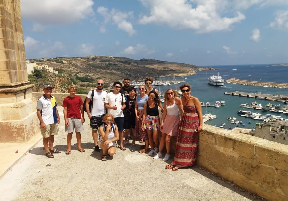 Gateway School of English GSE Gozo and Comino trip – view of the harbour in Gozo (1)