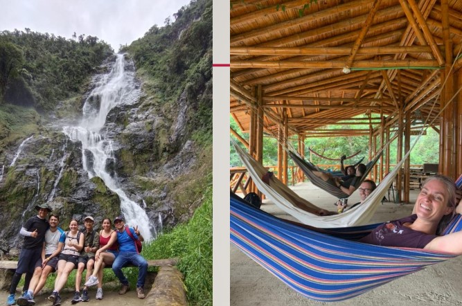 cascada amacas estudiantes