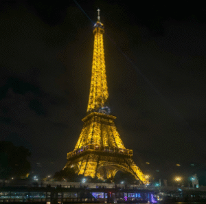 torre eiffel noche