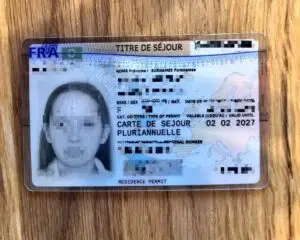 foto titre de sejour france